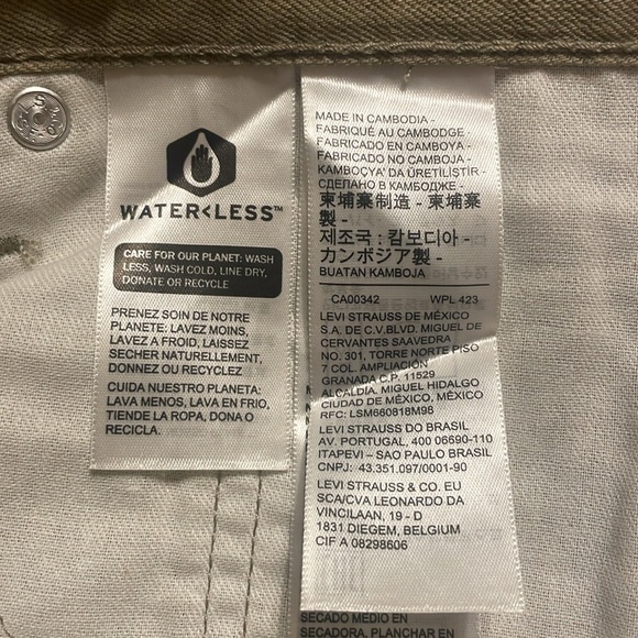 Levi’s men’s jeans Suze 31x32 style 559 Relaxed Straight fit 100% cotton NWT - Picture 10 of 16